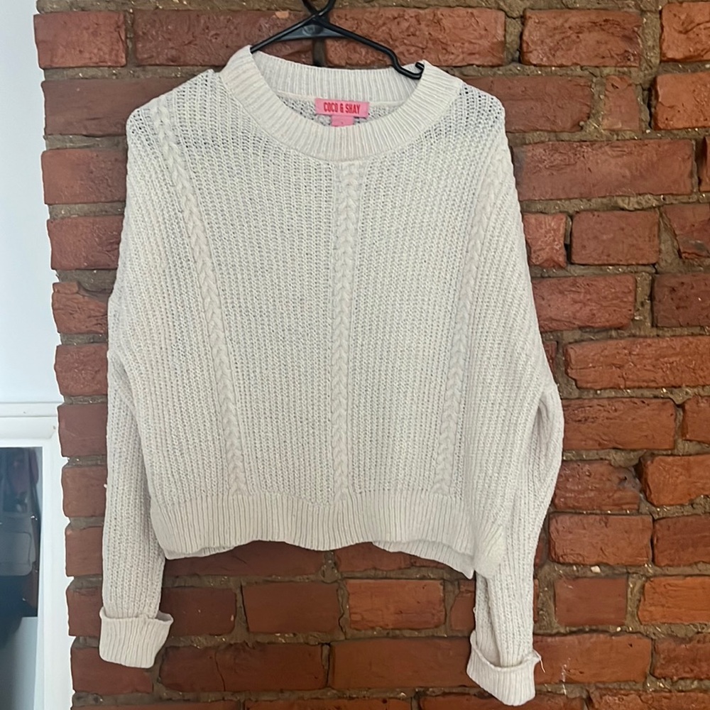 White sweater